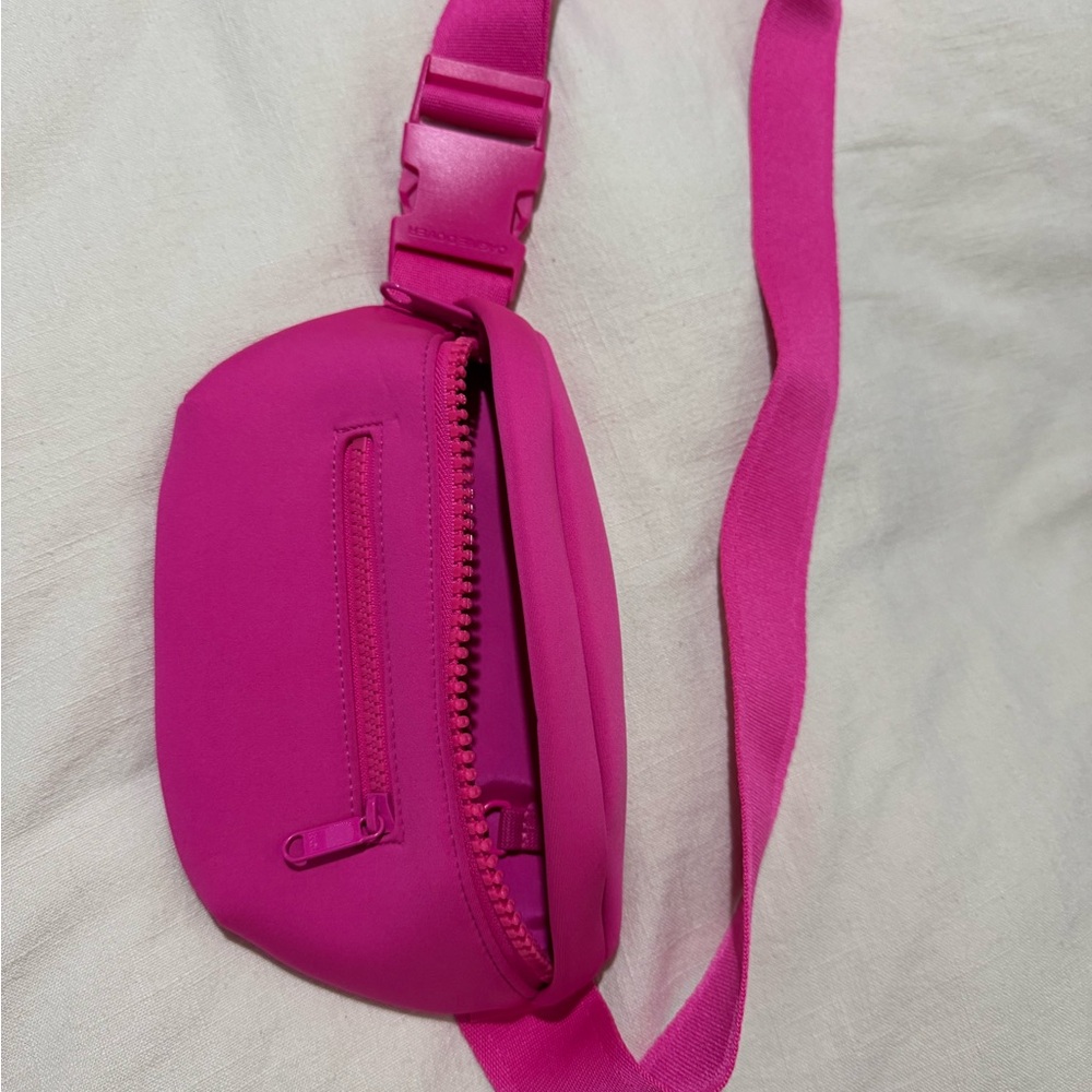Dagne Dover Pink Crossbody Bag with Adjustable Strap